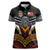 Tonga Rugby Custom Women Polo Shirt Mana o Tonga-Tribal Heritage Edition Black Color - Polynesian Pride