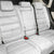 Tonga White Sunday Back Car Seat Cover Tongan Tribal Heritage Tattoos - Polynesian Pride