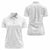 Tonga White Sunday Women Polo Shirt Tongan Tribal Heritage Tattoos - Polynesian Pride