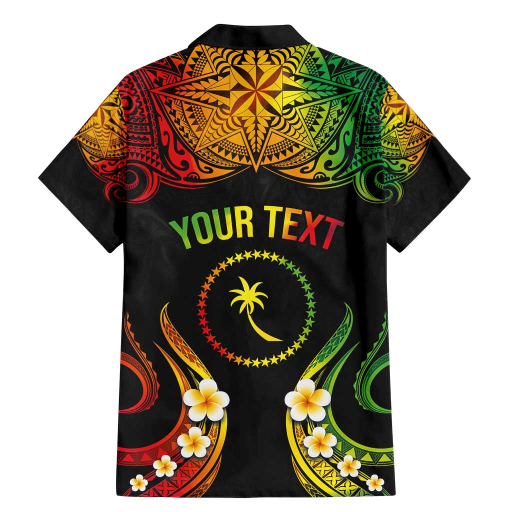 Personalised Chuuk Independence Day Family Matching Mermaid Dress and Hawaiian Shirt Polynesian Tattoo and Plumeria Reggae Color LT03 - Polynesian Pride
