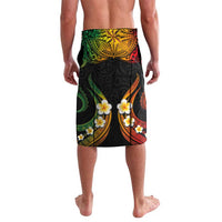 Personalised Chuuk Independence Day Lavalava Polynesian Tattoo and Plumeria Reggae Color LT03 - Polynesian Pride
