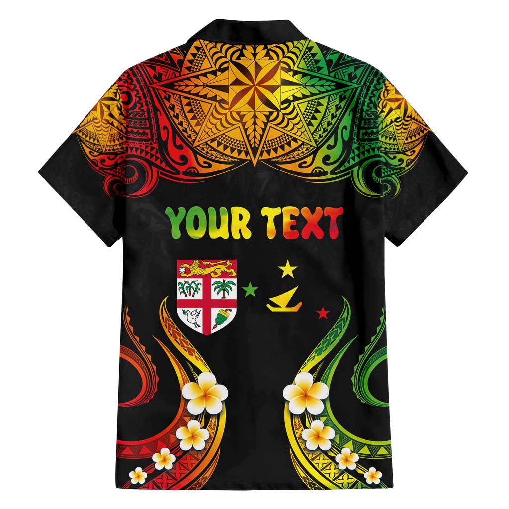 Personalised Malampa Fiji Day Family Matching Summer Maxi Dress and Hawaiian Shirt Polynesian Tattoo and Plumeria Reggae Color LT03 - Polynesian Pride