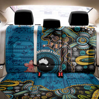 Fiji and Australia Kangaroos Back Car Seat Cover Indigenous Aboriginal and Fijian Masi Tribal Tattoo LT03 - Polynesian Pride