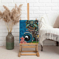 Fiji and Australia Kangaroos Canvas Wall Art Indigenous Aboriginal and Fijian Masi Tribal Tattoo LT03 - Polynesian Pride