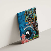 Fiji and Australia Kangaroos Canvas Wall Art Indigenous Aboriginal and Fijian Masi Tribal Tattoo LT03 - Polynesian Pride