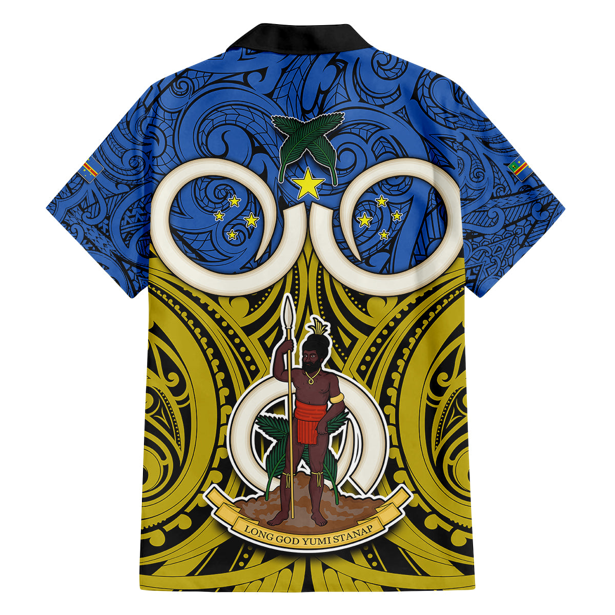 Vanuatu Tafea Province Family Matching Long Sleeve Bodycon Dress and Hawaiian Shirt Pig Tusk Mix Maori Pattern and Namele Leaf LT03 - Polynesian Pride