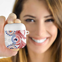 Tongan and Australian Culture Together AirPods Case Ngatu Art Tribal Aboriginal Tattoo Pattern LT03 - Polynesian Pride