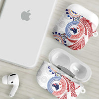 Tongan and Australian Culture Together AirPods Case Ngatu Art Tribal Aboriginal Tattoo Pattern LT03 - Polynesian Pride