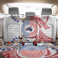Tongan and Australian Culture Together Back Car Seat Cover Ngatu Art Tribal Aboriginal Tattoo Pattern LT03 - Polynesian Pride