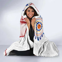 Tongan and Australian Culture Together Hooded Blanket Ngatu Art Tribal Aboriginal Tattoo Pattern LT03 - Polynesian Pride