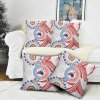Tongan and Australian Culture Together Pillow Cover Ngatu Art Tribal Aboriginal Tattoo Pattern LT03 - Polynesian Pride