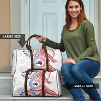 Tongan and Australian Culture Together Travel Bag Ngatu Art Tribal Aboriginal Tattoo Pattern LT03 - Polynesian Pride