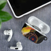 Papua New Guinea and Australia Together AirPods Case Bird of Paradise and Kangaroo Melanesian Aboriginal Motifs LT03 - Polynesian Pride