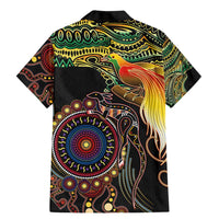 Papua New Guinea and Australia Together Family Matching Mermaid Dress and Hawaiian Shirt Bird of Paradise and Kangaroo Melanesian Aboriginal Motifs - Polynesian Pride