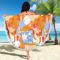 Hawaiian and Japanese Culture Together Beach Blanket Palaka Japanese Art and Tropical Motif Tribal Patchwork LT03 - Polynesian Pride