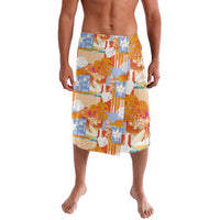 Hawaiian and Japanese Culture Together Lavalava Palaka Japanese Art and Tropical Motif Tribal Patchwork LT03 Multicolor - Polynesian Pride