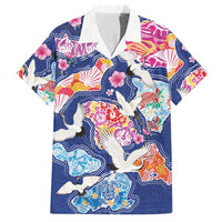 Hawaiian and Japanese Culture Together Hawaiian Shirt Hawaiian Archipelago Shape Sea Animals LT03 Multicolor - Polynesian Pride