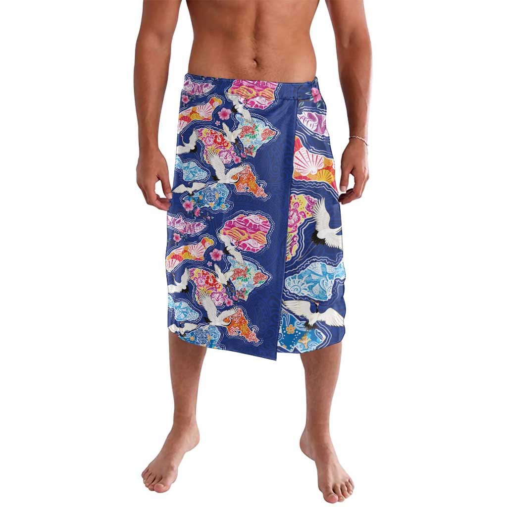 Hawaiian and Japanese Culture Together Lavalava Hawaiian Archipelago Shape Sea Animals