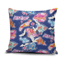 Hawaiian and Japanese Culture Together Pillow Cover Hawaiian Archipelago Shape Sea Animals LT03 Multicolor - Polynesian Pride