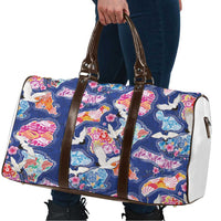 Hawaiian and Japanese Culture Together Travel Bag Hawaiian Archipelago Shape Sea Animals LT03 - Polynesian Pride