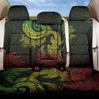 New Zealand Sea Animals with Maori Tribal Tattoo Back Car Seat Cover Shark Manta Ray with Silver Fern Reggae LT03 One Size Reggae - Polynesian Pride