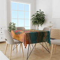 Hawaiian Turtles on Beach Tablecloth with Pineapple Tropical Plant and Lei LT03 - Polynesian Pride