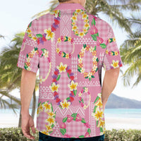 Hawaiian Leis Hawaiian Shirt Kakau Tattoos and Palaka Pastel Pink Color