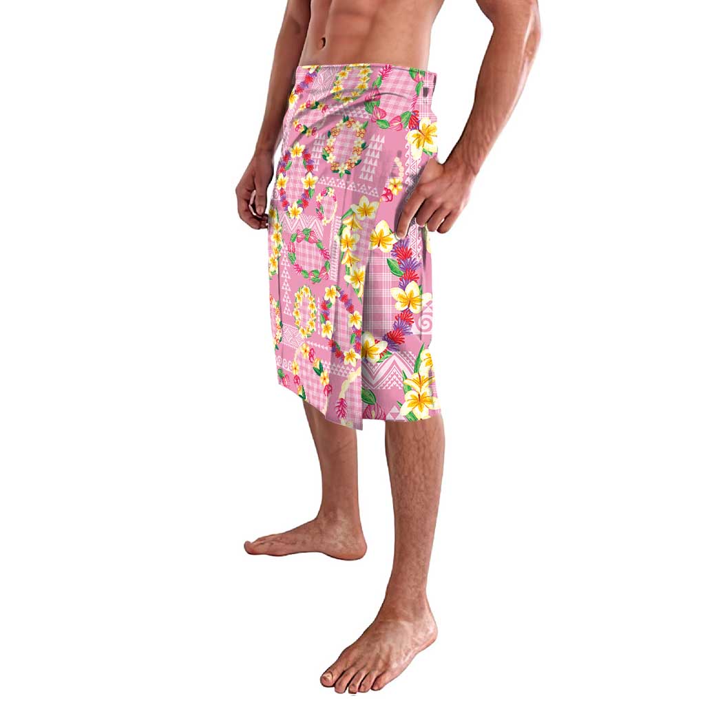 Hawaiian Leis Lavalava Kakau Tattoos and Palaka Pastel Pink Color