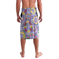 Hawaiian Leis Lavalava Kakau Tattoos and Palaka Pastel Purple Color