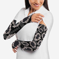 Hawaiian Leis Arm Sleeves Kakau Tattoos and Palaka Pastel Grayscale