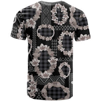 Hawaiian Leis T Shirt Kakau Tattoos and Palaka Pastel Grayscale