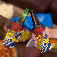 Kiribati Independence Day 4 in 1 Can Cooler Tumbler Polynesian and Melanesian Art Tattoo LT03 - Polynesian Pride