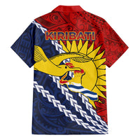 Kiribati Independence Day Family Matching Summer Maxi Dress and Hawaiian Shirt Polynesian and Melanesian Art Tattoo LT03 - Polynesian Pride