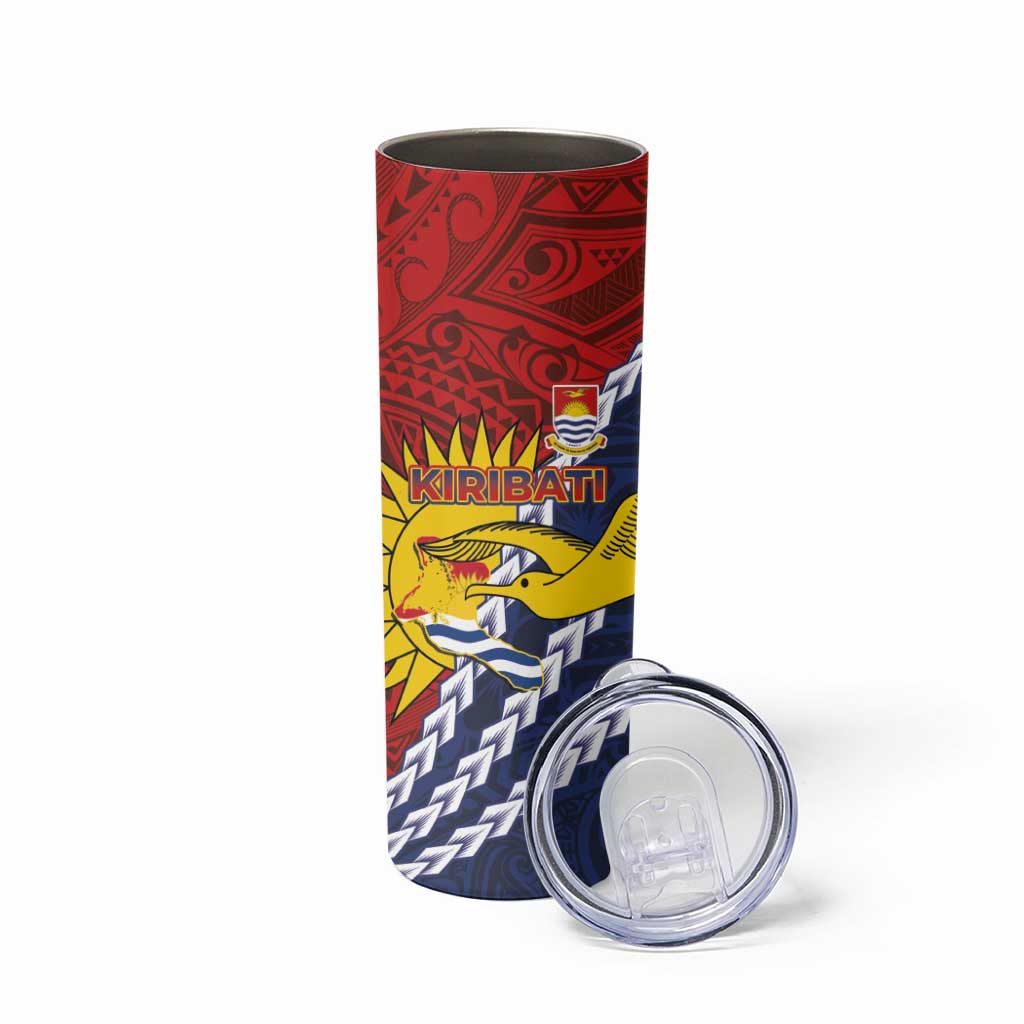 Kiribati Independence Day Skinny Tumbler Polynesian and Melanesian Art Tattoo LT03 - Polynesian Pride