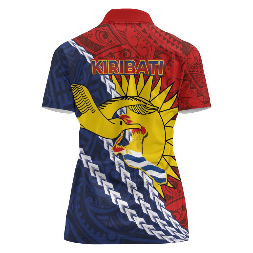 Kiribati Independence Day Women Polo Shirt Polynesian and Melanesian Art Tattoo LT03 - Polynesian Pride