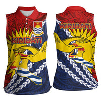 Kiribati Independence Day Women Sleeveless Polo Shirt Polynesian and Melanesian Art Tattoo LT03 - Polynesian Pride