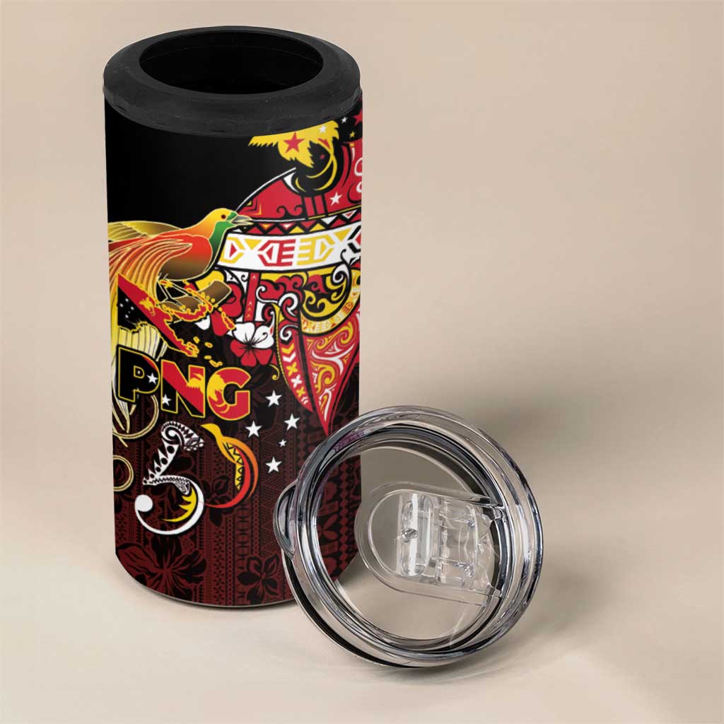 Papua New Guinea 2025 4 in 1 Can Cooler Tumbler 50th Independence Day Anniversary