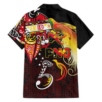 Papua New Guinea 2025 Family Matching Off The Shoulder Long Sleeve Dress and Hawaiian Shirt 50th Independence Day Anniversary LT03 - Polynesian Pride