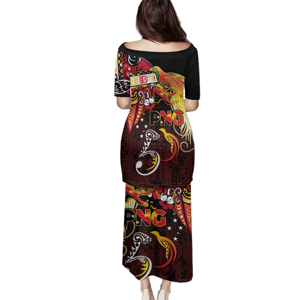 Papua New Guinea 2025 Family Matching Puletasi and Hawaiian Shirt 50th Independence Day Anniversary LT03 - Polynesian Pride