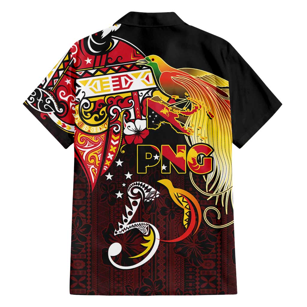 Papua New Guinea 2025 Family Matching Tank Maxi Dress and Hawaiian Shirt 50th Independence Day Anniversary LT03 - Polynesian Pride