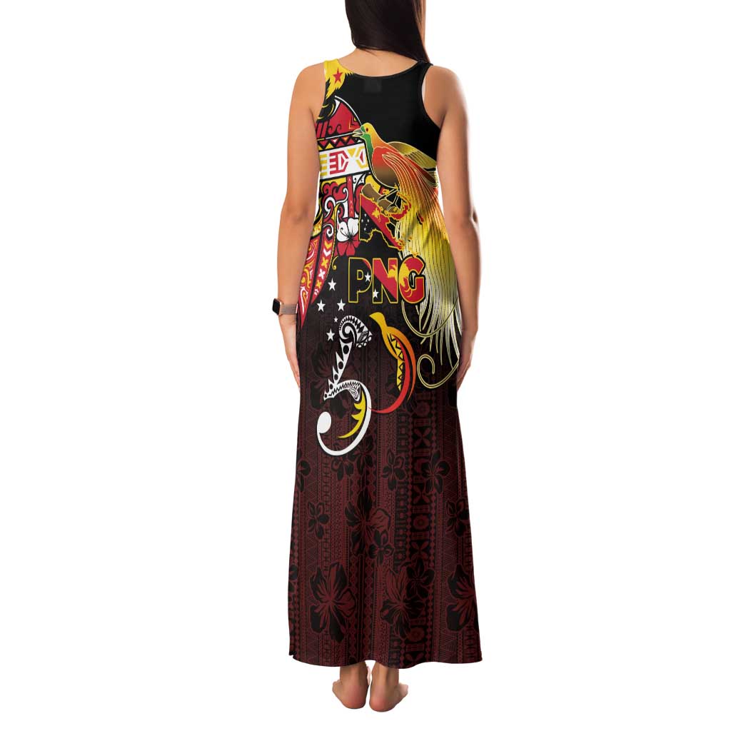 Papua New Guinea 2025 Family Matching Tank Maxi Dress and Hawaiian Shirt 50th Independence Day Anniversary LT03 - Polynesian Pride