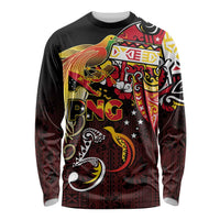 Papua New Guinea 2025 Long Sleeve Shirt 50th Independence Day Anniversary LT03 Unisex Red - Polynesian Pride