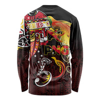 Papua New Guinea 2025 Long Sleeve Shirt 50th Independence Day Anniversary LT03 - Polynesian Pride