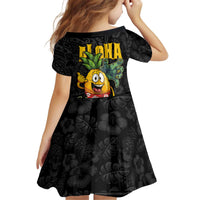 Hawaiian Halloween Family Matching Puletasi and Hawaiian Shirt Aloha Pinapple with Mysterious Hands and Polynesian Tribal Tattoo LT03 - Polynesian Pride