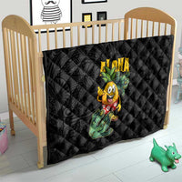 Hawaiian Halloween Quilt Aloha Pinapple with Mysterious Hands and Polynesian Tribal Tattoo LT03 - Polynesian Pride