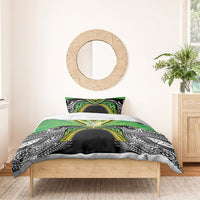 Cook Islands Rugby League Bedding Set Polynesian and Tatau Tribal Art - Black Color LT03 - Polynesian Pride