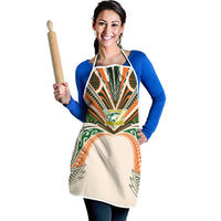 Cook Islands Rugby League Apron Polynesian and Tatau Tribal Art - Retro Palette LT03 - Polynesian Pride