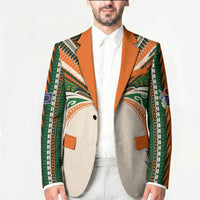 Cook Islands Rugby League Custom Blazer Polynesian and Tatau Tribal Art - Retro Palette LT03 - Polynesian Pride