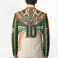 Cook Islands Rugby League Custom Blazer Polynesian and Tatau Tribal Art - Retro Palette LT03 - Polynesian Pride