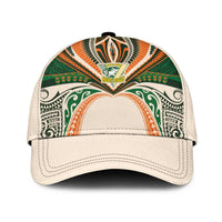 Cook Islands Rugby League Classic Cap Polynesian and Tatau Tribal Art - Retro Palette LT03 Universal Fit Multicolor - Polynesian Pride